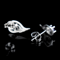 Sterling Silver Winged Drop Earrings for Women 925 Real Silver with Amethyst 293