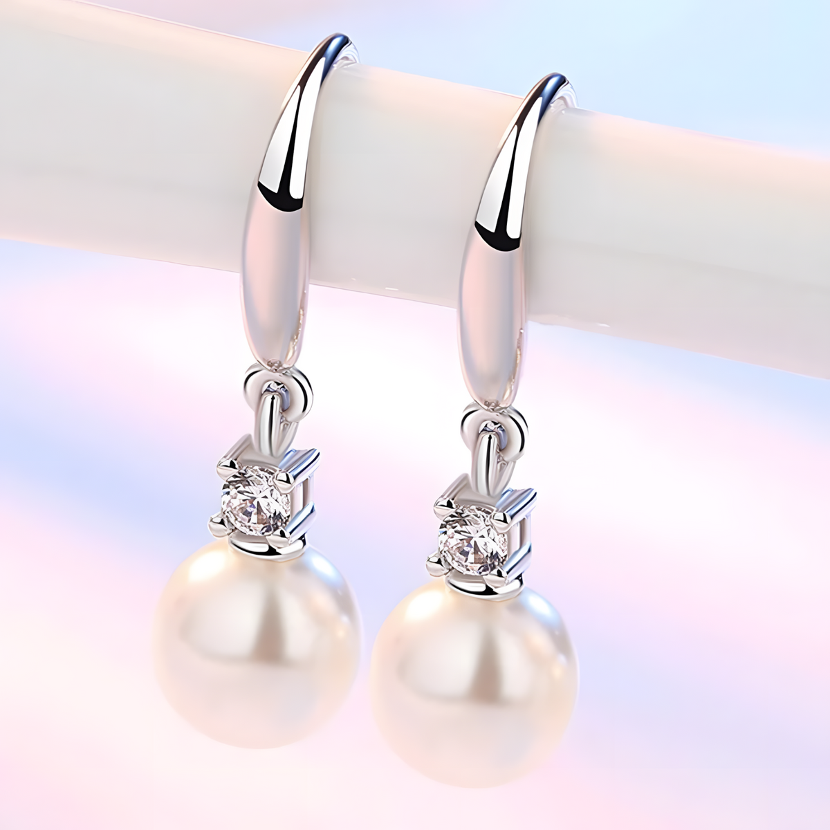 925 Silver Drop Earrings, Punk Style, Zircon Main Stone, Gift for Women 303
