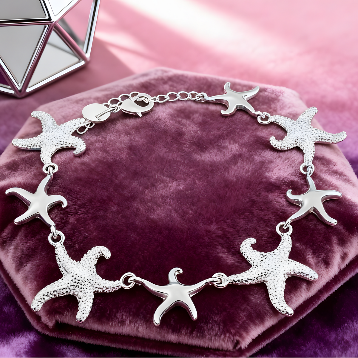 Unified Jewellery Premium Starfish Charm Bracelet 20cm Adjustable Women 1829