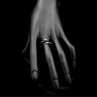 925 Sterling Silver Lotus Flower Ring (Adjustable) - Bohemian Vintage Floral 387