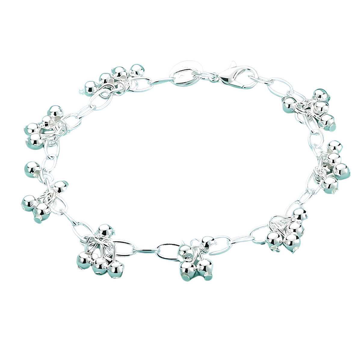 Unified Jewellery Premium Beaded Ball Charm Bracelet Women 20cm Lobster 1824
