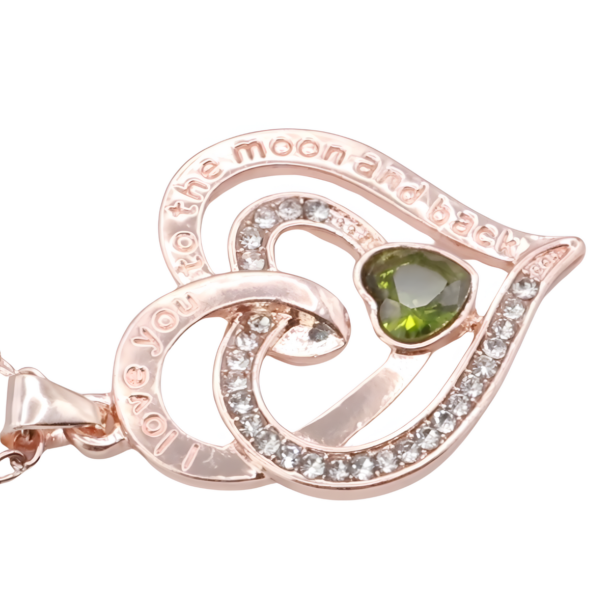 18K Gold Plated Zinc Alloy Pendant with Channel Set Crystal Rhinestones  B309