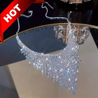 Exaggerated Personality Rhinestones Statement Necklace Luxury Necklace 37 UK