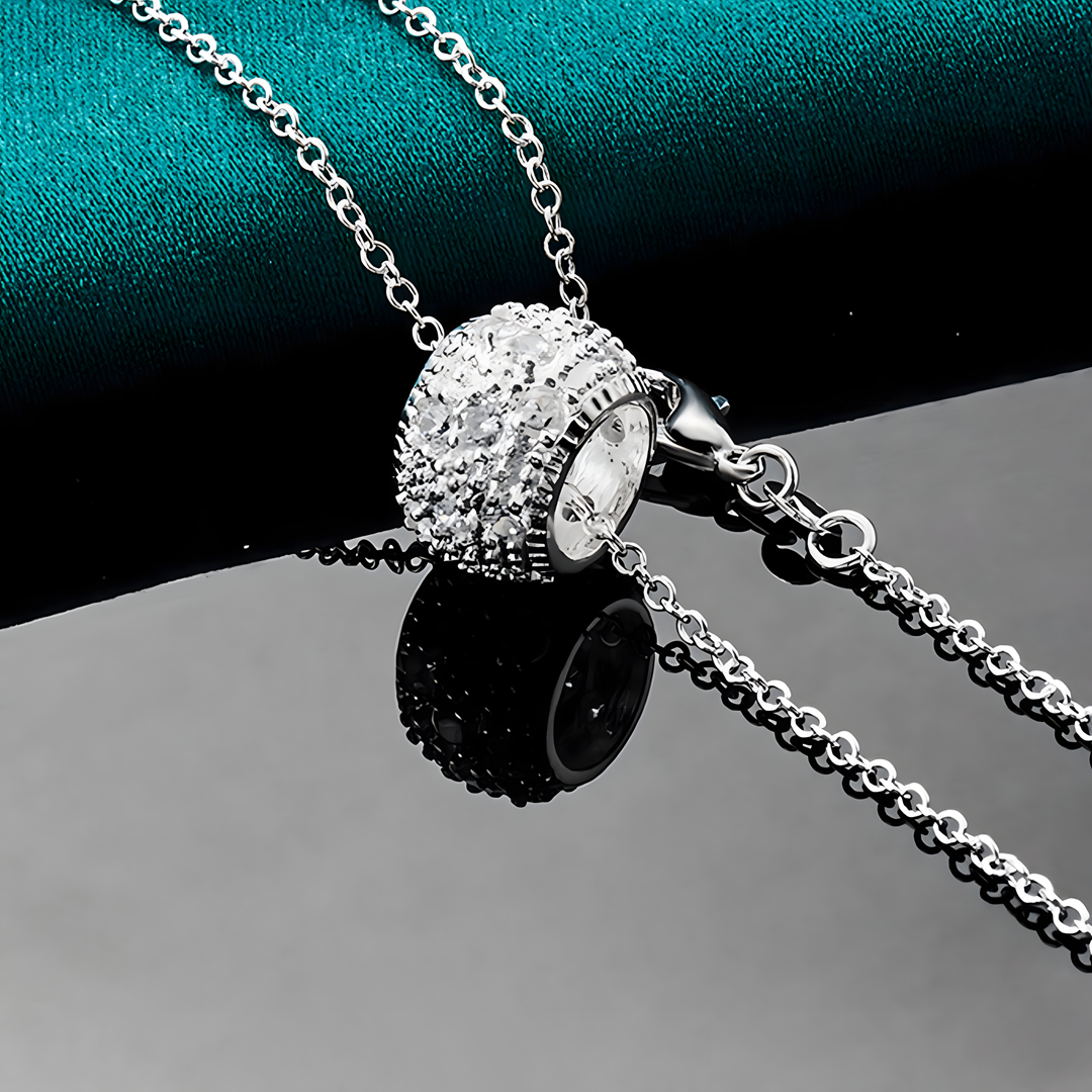 Silver Design Pendant Necklace by Unified Jewellery – Unisex Silver Chain 721