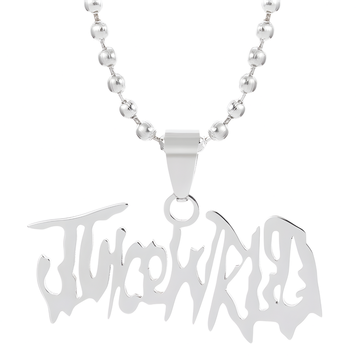 Juice WRLD Style Nameplate Pendant Necklace for Men Women Hip Hop Script 1389