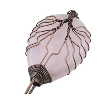 Pink Crystal Tree Of Life Pendant Necklace Oval Pink Crystal Energy Healing 1349