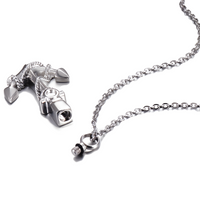 Navigation Keepsake Jewelry Stainless Steel Anchor Cremation Urn Pendant B180