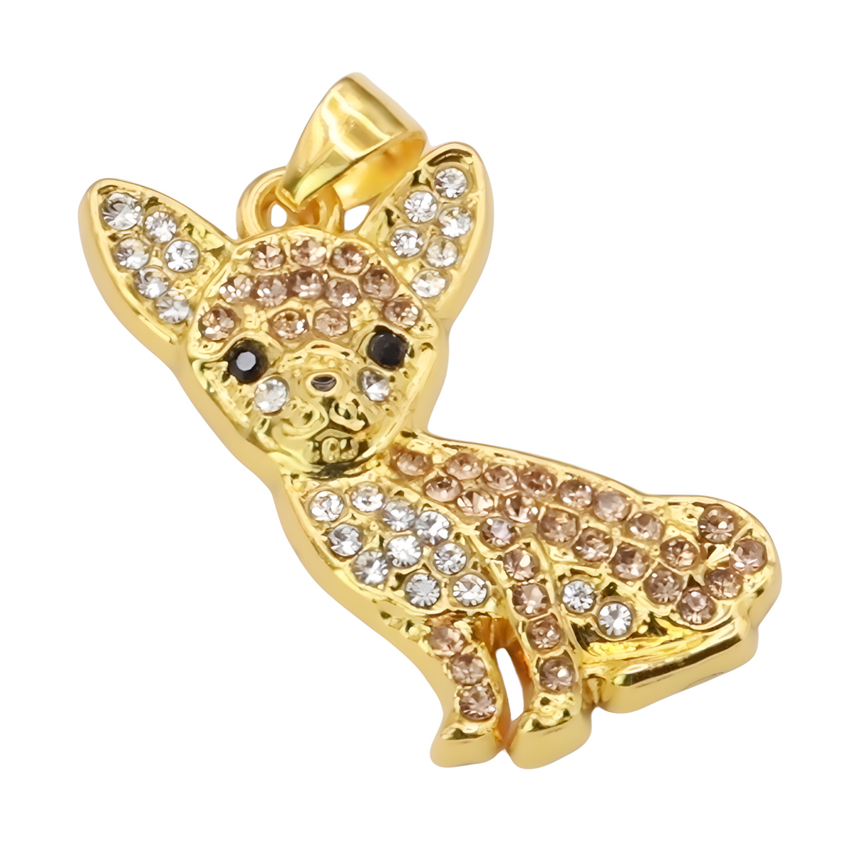 Chihuahua Dog Pendant Necklace For Women Cute Pet Animal Charm MultiColor B223
