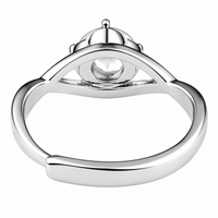 Women's Adjustable Twisted Solitaire Zircon Engagement Ring Round Brilliant 1644