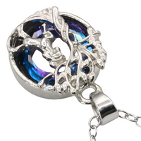Unified Jewellery Tree of Life Horse Necklace,Silver Plated Stainless Steel B257