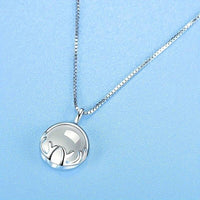 925 Silver Plated Moonstone Antler Pendant Necklace - Romantic Jewelry Gift 68