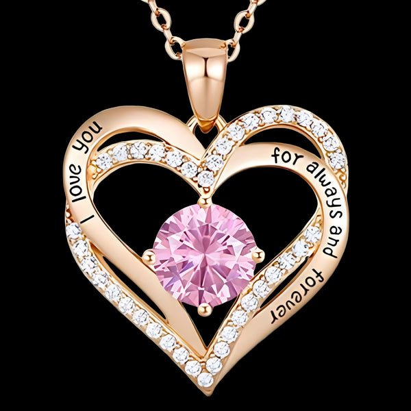 14K Gold Plated, Link Chain, Bezel-Set Center Diamond Accent, Sparkling B287