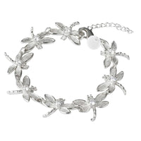 Luxury Style Dragonfly Link Bracelet for Women, 20 cm Adjustable Chain 1873