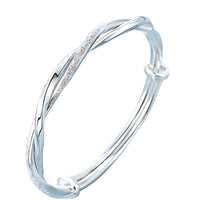 Unified Jewellery Premium Twisted Crossover Adjustable Bangle Bracelet 1853
