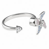 Windmill Spinner Ring Adjustable Open Ring Rotating Fidget Ring For Anxiety 1565