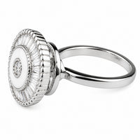 Rotatable Spin Ring Halo Disc Spinner Ring Adjustable Open Band Spinning 1568