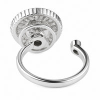 Rotatable Spin Ring Halo Disc Spinner Ring Adjustable Open Band Spinning 1568