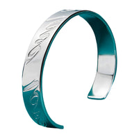 Premium Love Script Cuff Bracelet for Women, Adjustable Open Bangle 1871