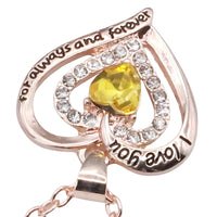 Women’s Heart Locket Pendant Necklace – Zinc Alloy Base, Dual Gold Plated B300