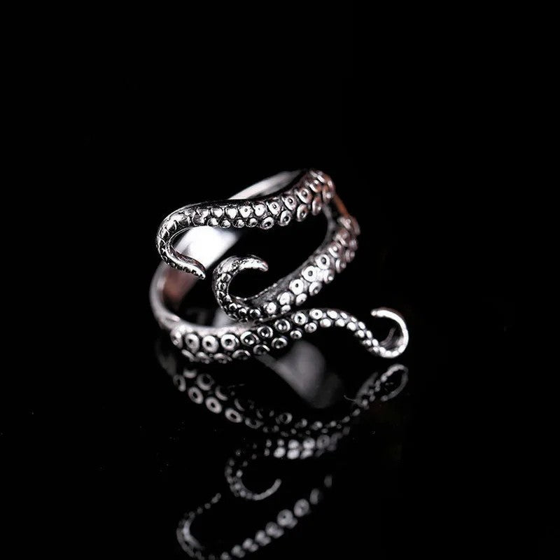 Unified Jewellery Premium Octopus Tentacle Adjustable Statement Ring 1851