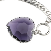 Premium Heart Locket-Style Crystal Necklace - Dramatic Statement Jewellery 1324