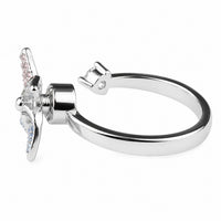 Windmill Spinner Ring Adjustable Open Ring Rotating Fidget Ring For Anxiety 1565