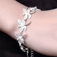 Luxury Style Dragonfly Link Bracelet for Women, 20 cm Adjustable Chain 1873