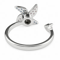 Windmill Spinner Ring Adjustable Open Ring Rotating Fidget Ring For Anxiety 1565