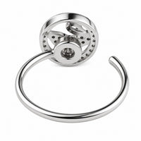 Art Ring Crystal Halo Statement Jewellery Fashion Party Ring Elegant Womens 1574
