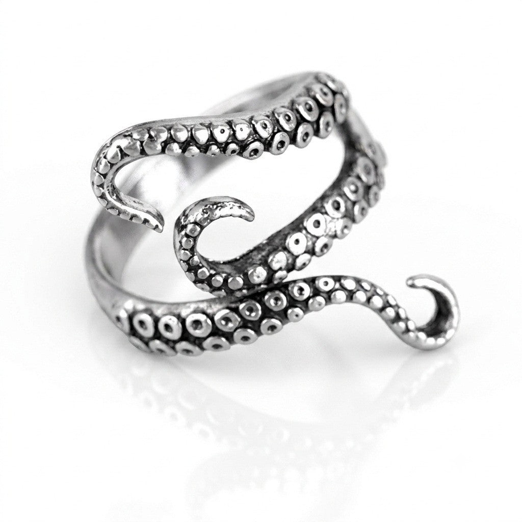 Unified Jewellery Premium Octopus Tentacle Adjustable Statement Ring 1851