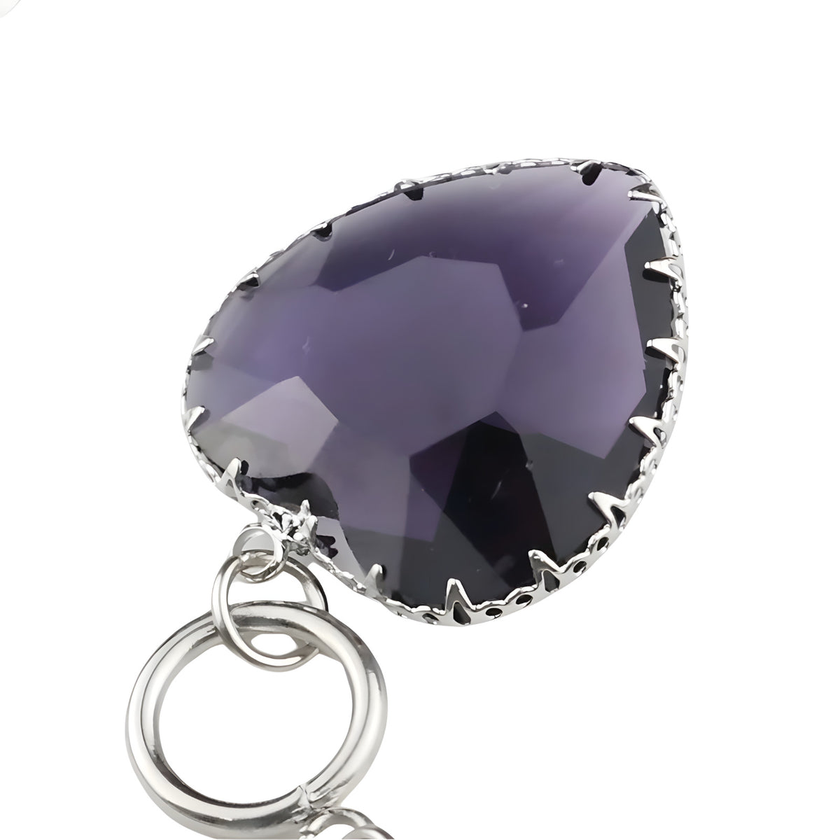 Premium Heart Locket-Style Crystal Necklace - Dramatic Statement Jewellery 1324