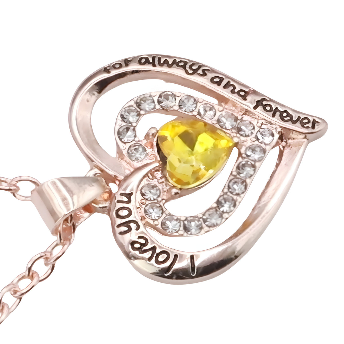 Women’s Heart Locket Pendant Necklace – Zinc Alloy Base, Dual Gold Plated B300