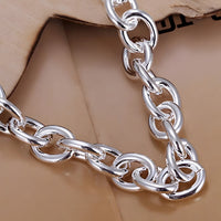 Unified Jewellery 925 Premium Chunky Round Link Bracelet Toggle Clasp 20cm 1860