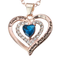 Gold Plated Zinc Alloy, Heart-Shaped Sparkling Cubic Zirconia Center Stone B301
