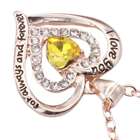Women’s Heart Locket Pendant Necklace – Zinc Alloy Base, Dual Gold Plated B300