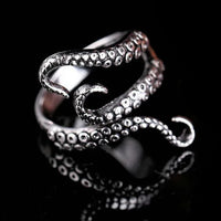 Unified Jewellery Premium Octopus Tentacle Adjustable Statement Ring 1851