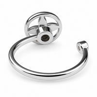 Spinner Ring Rotatable Adjustable Anxiety Fidget Ring Clover Flower Motif 1533