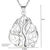 Luxury Style Tree of Life Pendant Necklace for Women, 18 Inch Link Chain 1872