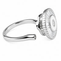Rotatable Spin Ring Halo Disc Spinner Ring Adjustable Open Band Spinning 1568
