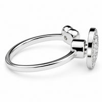 Anxiety Relief Spin Ring Adjustable Rotating Fidget Ring Rose Flower Design 1535