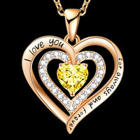 Women’s Heart Locket Pendant Necklace – Zinc Alloy Base, Dual Gold Plated B300
