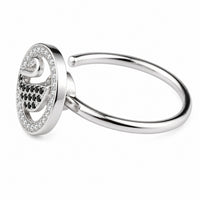 Art Ring Crystal Halo Statement Jewellery Fashion Party Ring Elegant Womens 1574